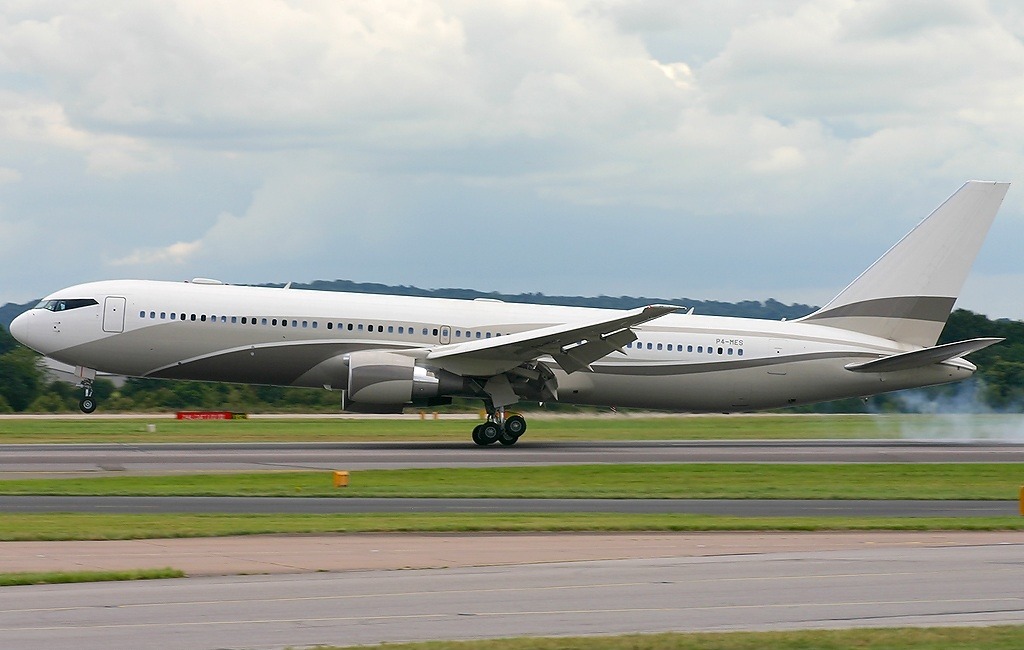 10 Most Expensive Private Jets in the World – Boeing 767-33A ER ($170M) with a luxury interior, high-end security, and extended flight range, Exterior View