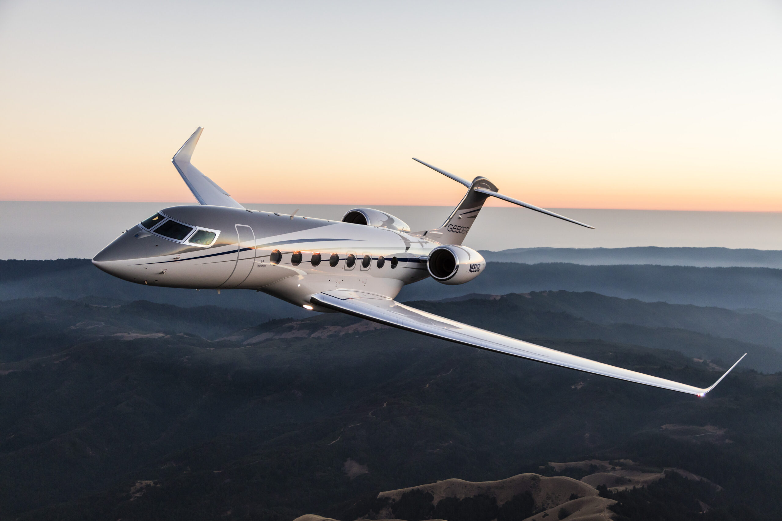 10 Most Expensive Private Jets in the World – Gulfstream G650ER ($70M) with ultra-long-range, plush seating, and elite business amenities, Exterior View