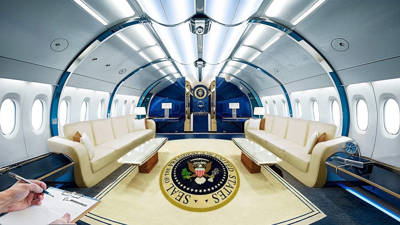 10 Most Expensive Private Jets in the World – Air Force One ($660M) with advanced security, luxury interiors, and global command center.