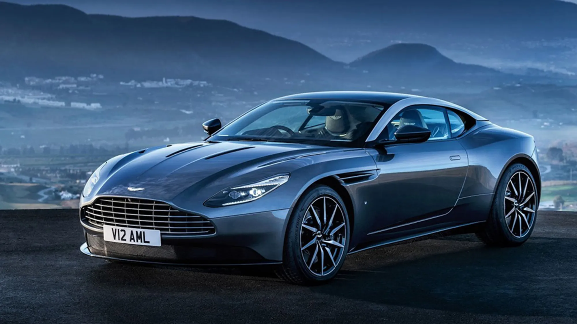 10 Best Luxury Cars in the World - Aston Martin DB11 with a lightweight aluminum body, luxury hand-stitched interior, and twin-turbo engine.