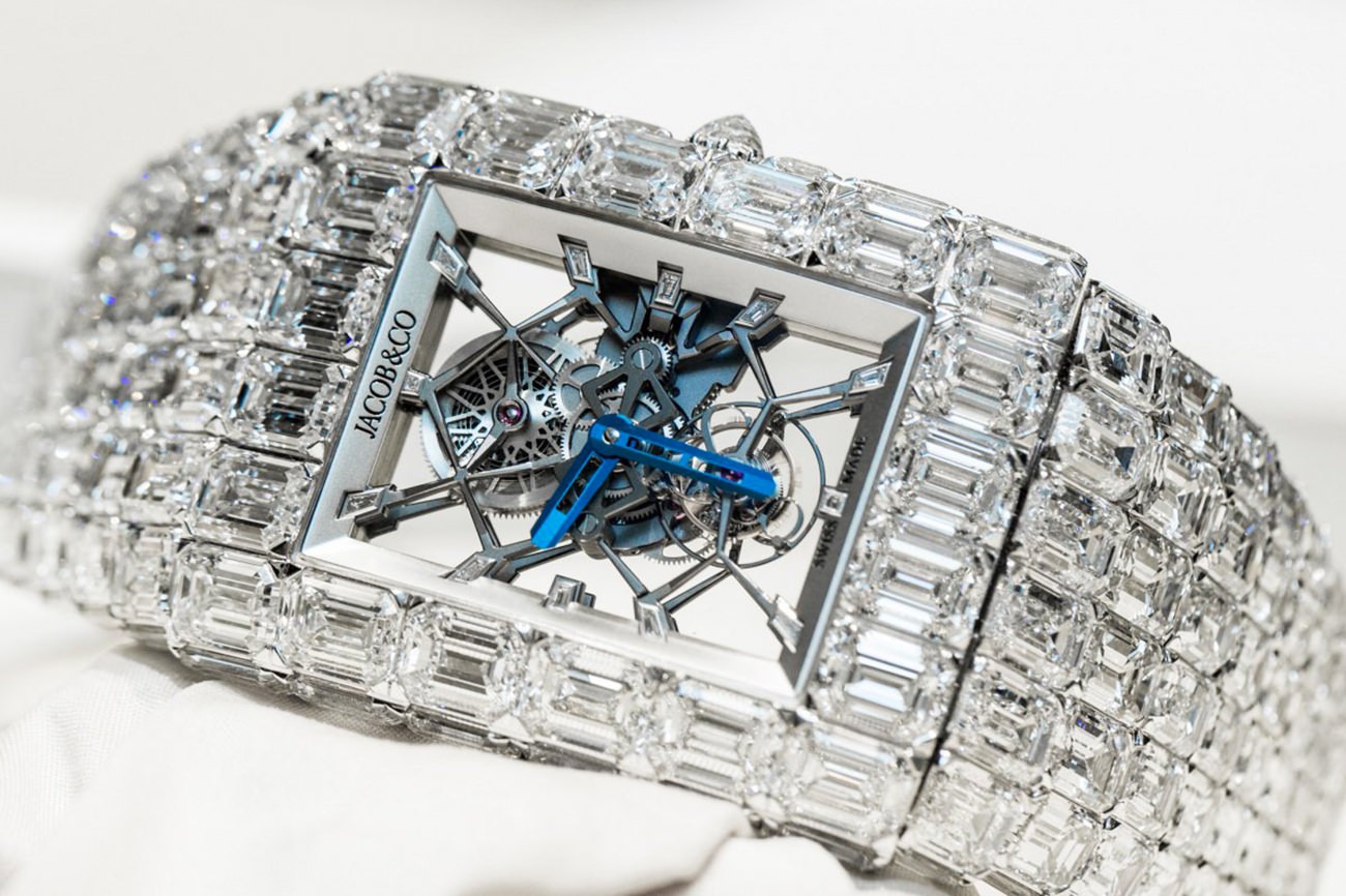 10 Most Expensive Watches in the World, an $18M skeleton tourbillon timepiece encrusted with 260 carats of diamonds