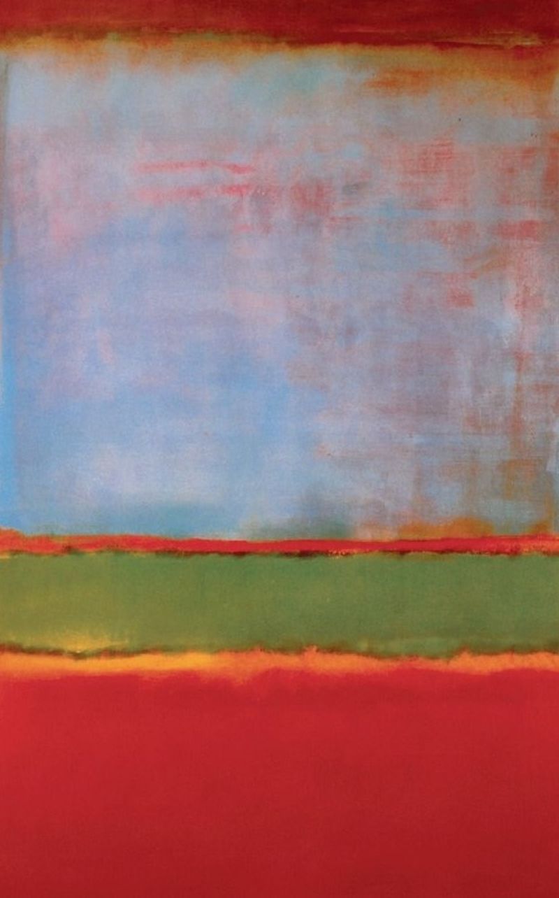 10 Most Expensive Paintings in the World – No. 6 (Violet, Green, and Red) by Mark Rothko, Sold for $186M in 2014