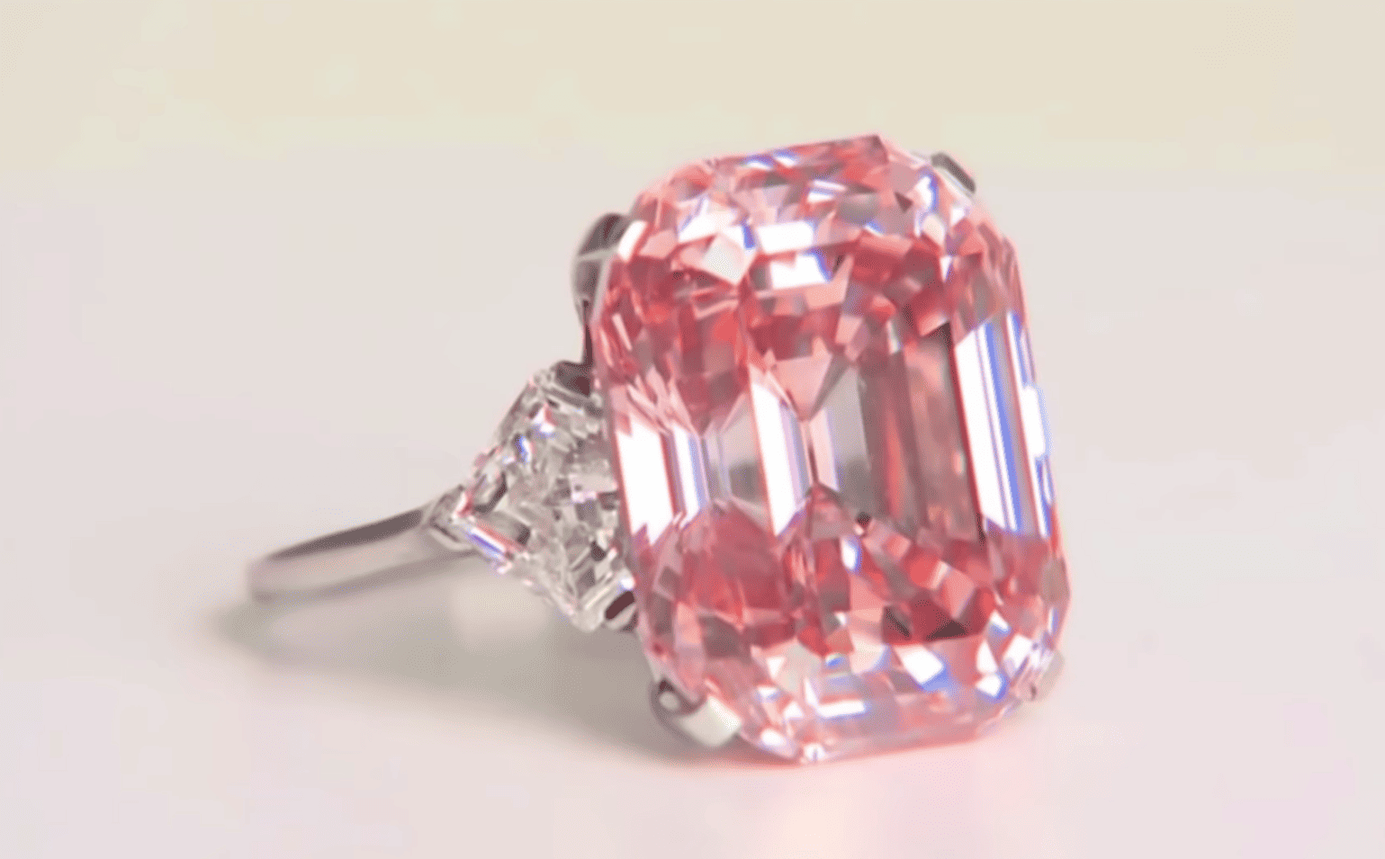 Graff Pink Diamond – 24.78-Carat Fancy Intense Pink, Sold for $46 Million, One of the 10 Most Expensive Diamonds in the World.
