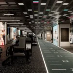 Luxury interior of elite fitness club featured in the 10 Most Expensive Gym Memberships around the world list.