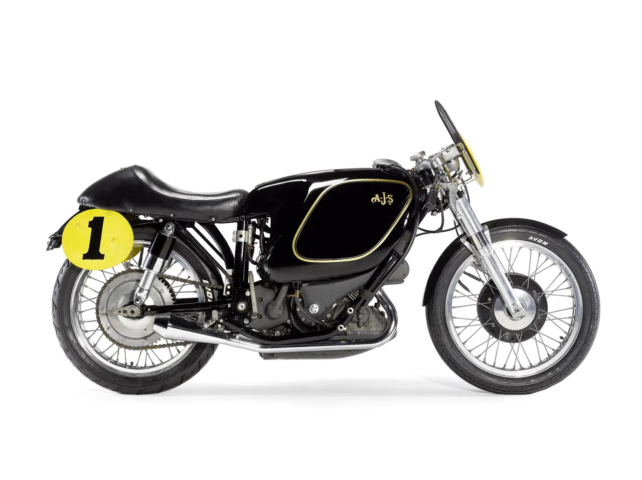 1949 E90 AJS Porcupine classic racing bike from the 10 Most Expensive Motorcycles in the World, rare and historical.