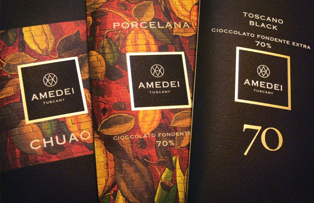 Amedei Porcelana dark chocolate bar from 10 Most Expensive Chocolates in the world made from rare white cocoa beans.