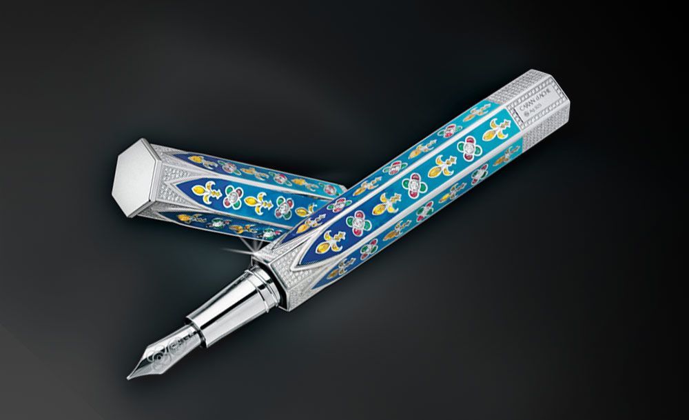 Caran d’Ache Gothica Pen – $406K Gothic-style pen with diamonds, part of the 10 Most Expensive Pens in the world.