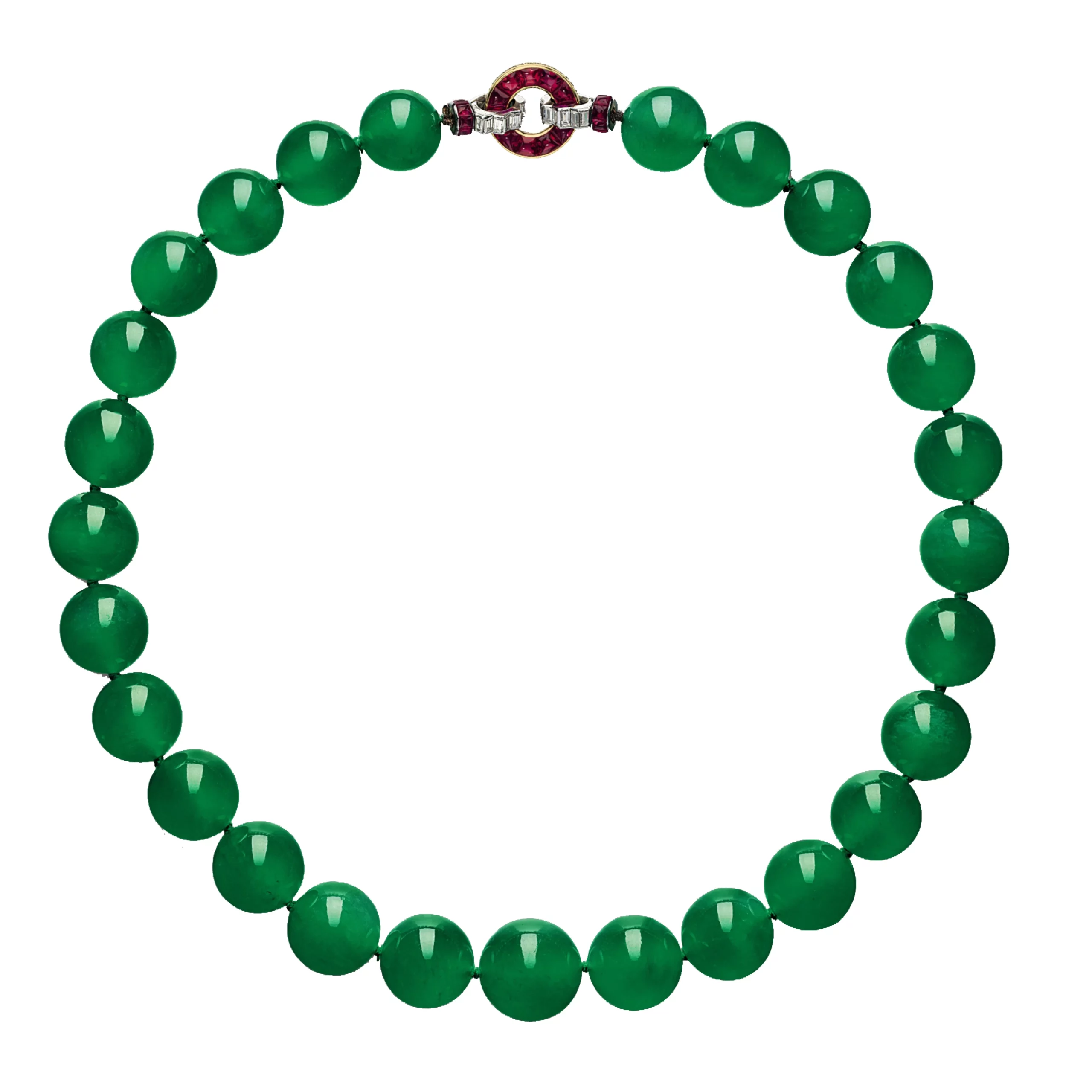 Hutton-Mdivani Jadeite Necklace among the 10 Most Expensive Jewelry in the world with rare jadeite beads.