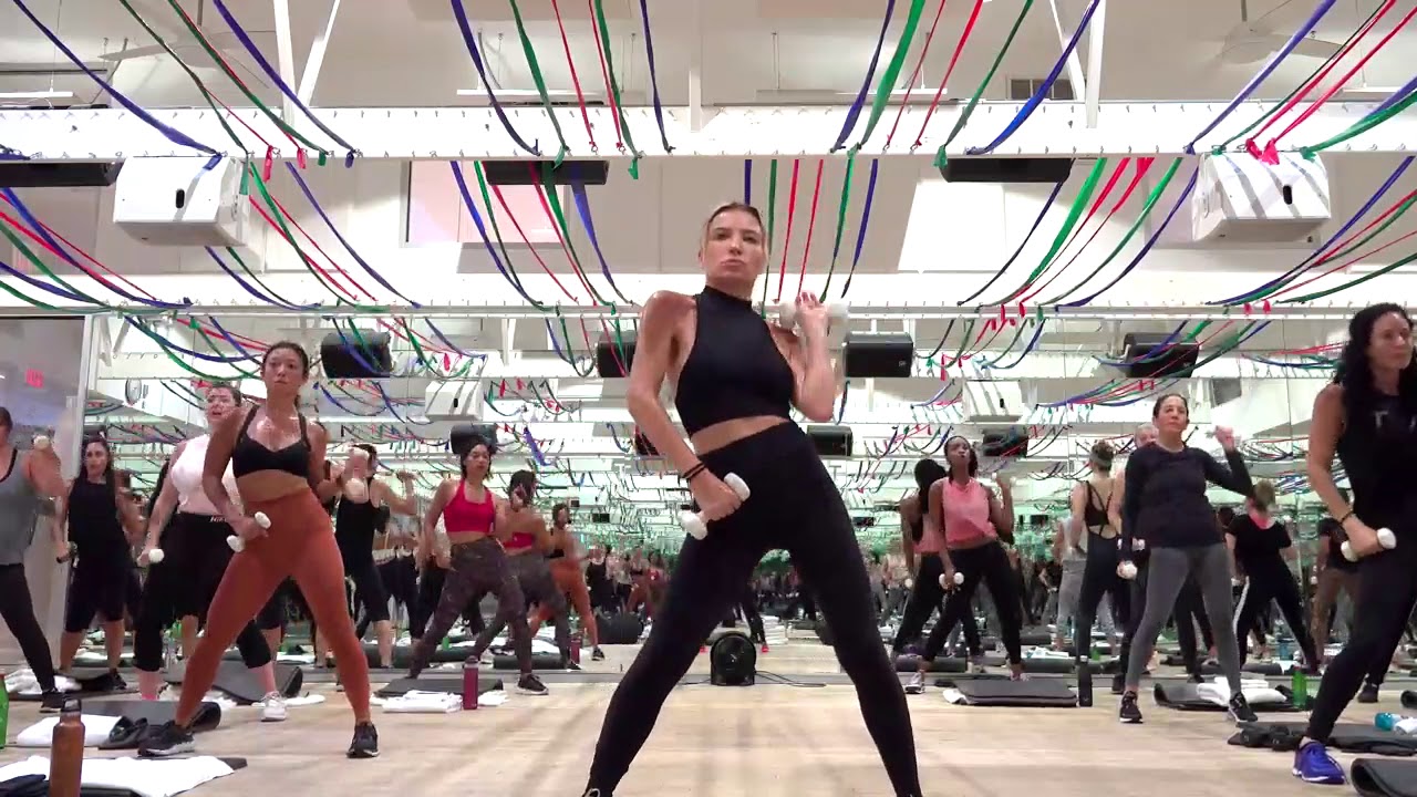 Tracy Anderson leading dance workout – 10 Most Expensive Personal Trainers with signature toning routines.