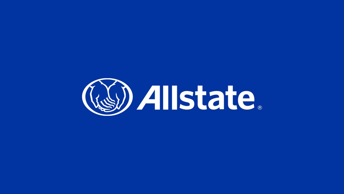 Allstate Insurance logo, known for savings, among the top 10 Best Home Insurance Companies globally.