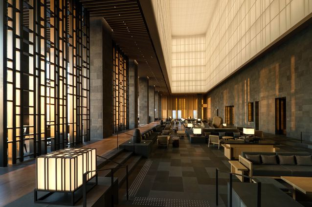 Aman Tokyo – Sky-high serenity and minimalism in Japan, featured in the 10 Most Famous Luxury Hotels worldwide.
