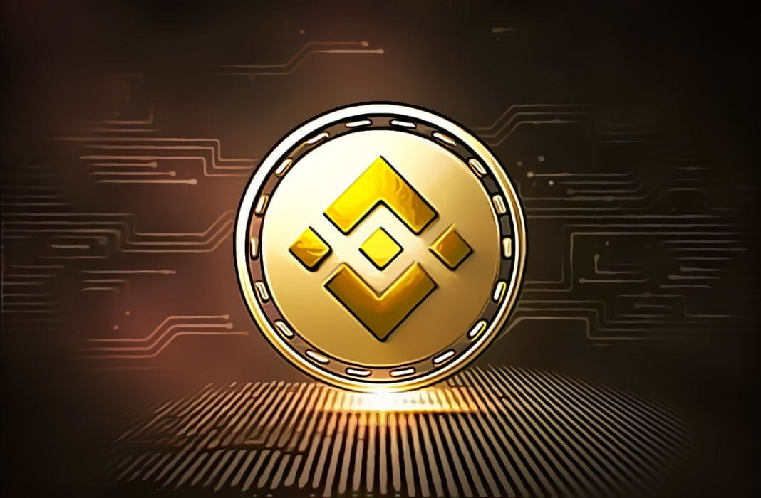 BNB coin image showcasing Binance’s native token in the 10 Top Cryptocurrencies in the World.