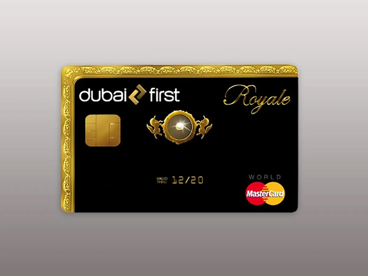 Dubai First Royale Mastercard, a top card in the 10 Best Exclusive Credit Cards list with unmatched prestige.