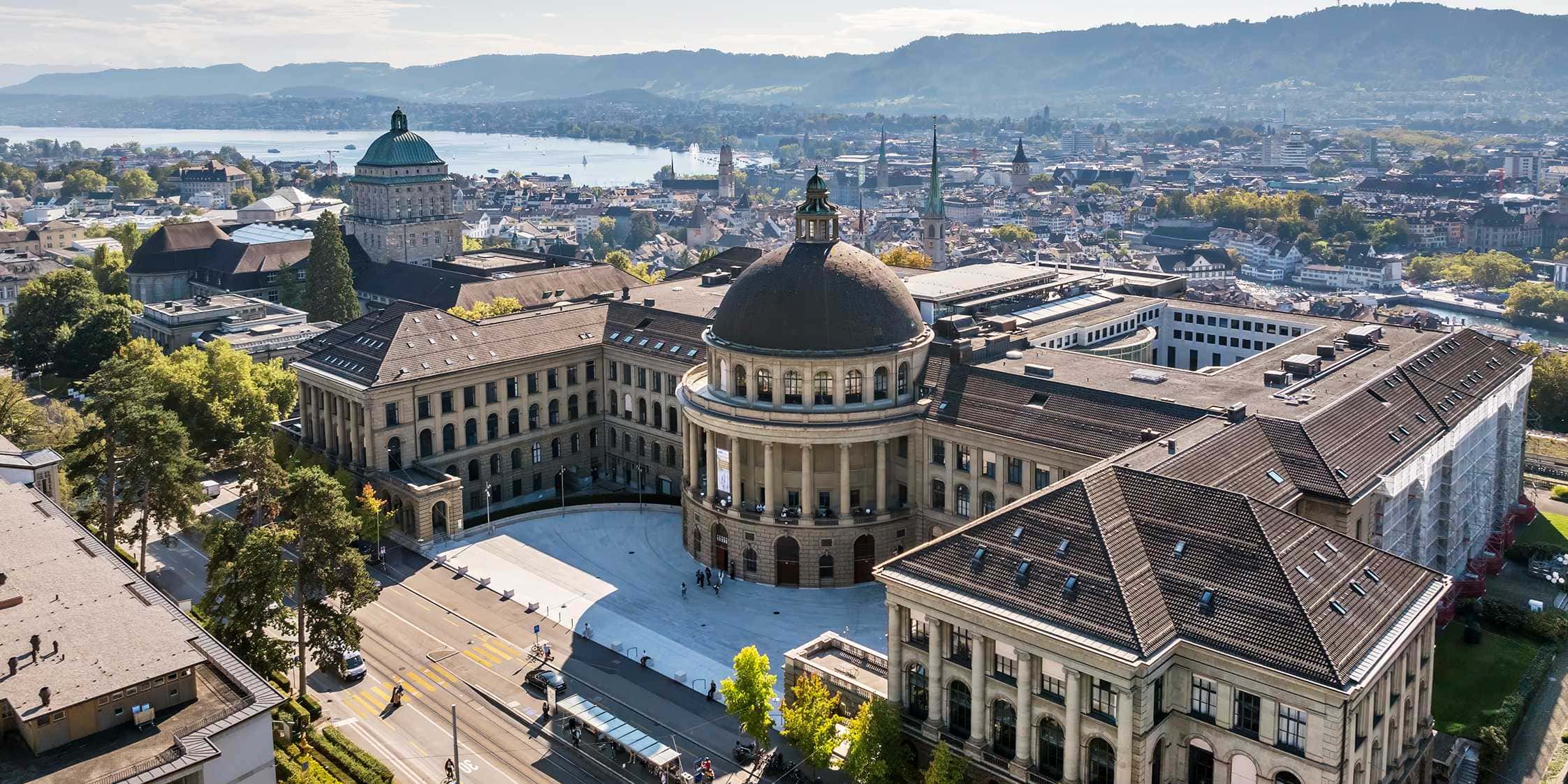 ETH Zurich aerial view – 10 Best Universities in the World for engineering and technology in Switzerland