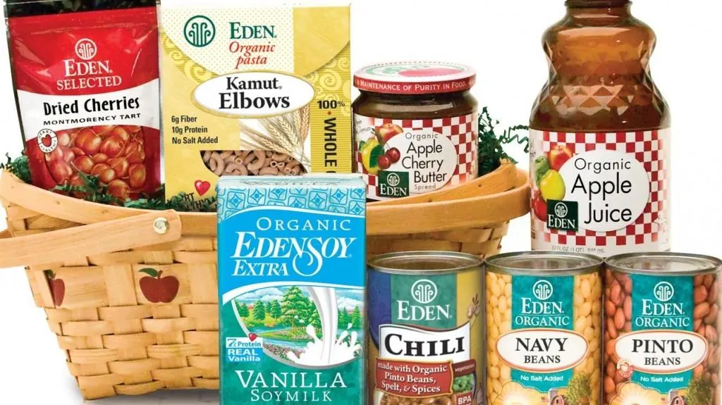 10 Top Organic Food Brands in the World – Eden Foods offering organic beans, grains, soy milk, and natural pantry staples.