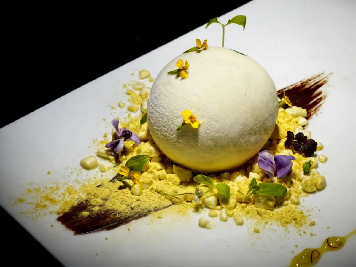 Creative Indian fusion at Gaggan, listed in the 10 Most Famous Michelin Star Restaurants in Bangkok, Thailand.