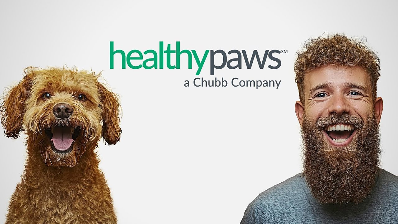 Healthy Paws logo – one of the 10 Best Pet Insurance Companies offering unlimited lifetime benefits and fast claims.