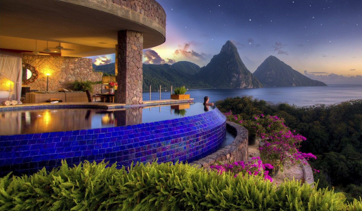 Jade Mountain Resort, St. Lucia: Unmatched luxury and panoramic views at one of the 10 Best Luxury Resorts in the World.
