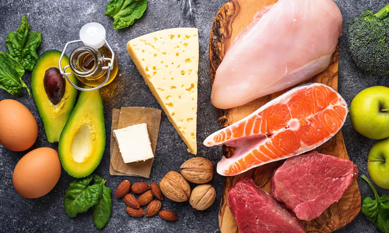 10 Top Diet Plans in the World – Keto Diet foods high in healthy fats, protein, and low in carbs for fat-burning energy.