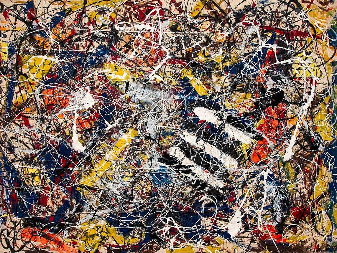 10 Most Expensive Paintings in the World – Number 17A by Jackson Pollock, Sold for $200M in 2016
