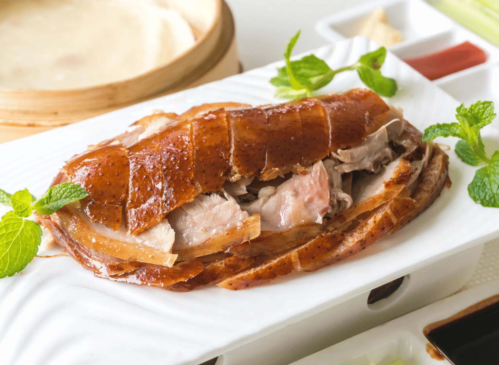 Crispy Peking duck from China, one of the 10 Best Food Dishes in the World, renowned for its perfect skin.