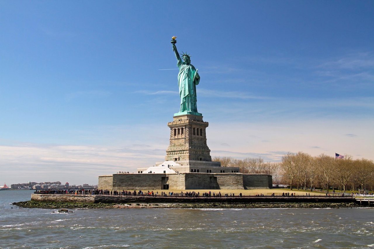 10 Top Tourist Attractions in the World – Statue of Liberty welcoming visitors in New York.