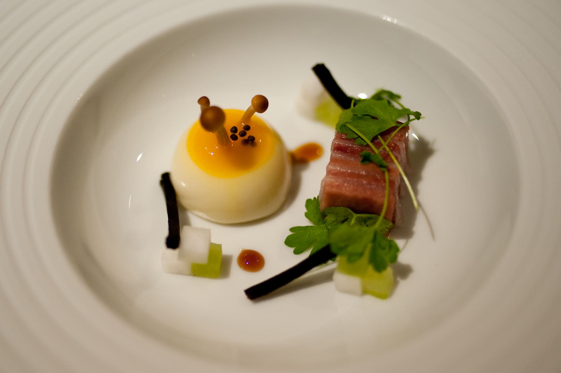 Molecular gastronomy at The Fat Duck, one of the 10 Most Famous Michelin Star Restaurants in Bray, United Kingdom.