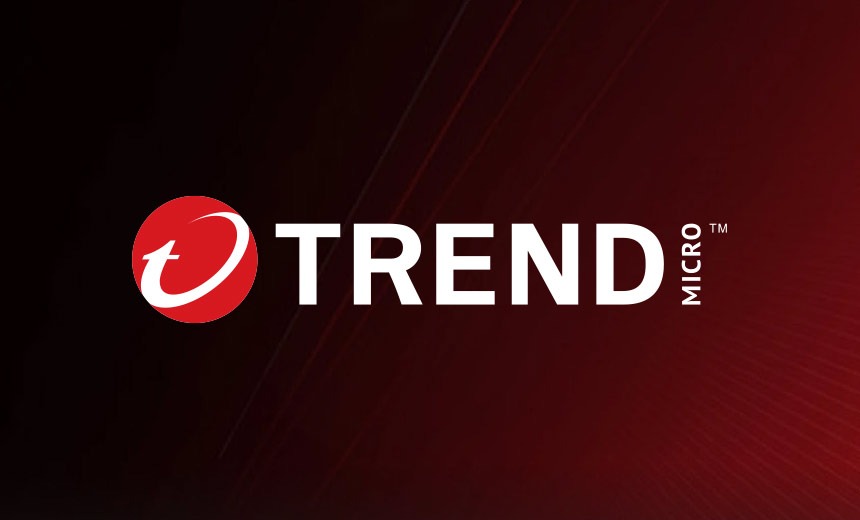 Trend Micro branding featuring one of the 10 Best Cybersecurity Companies in the World focused on cloud and email security.