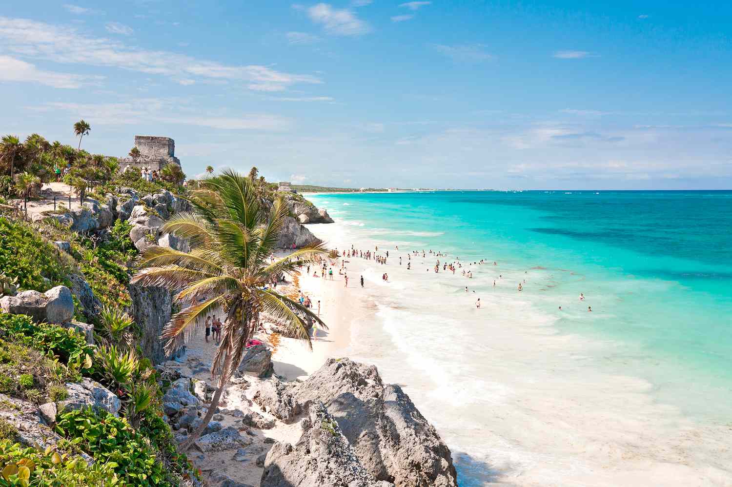 10 Best Beaches in the World – Tulum Beach with Mayan ruins, white sands, and a relaxed bohemian atmosphere.