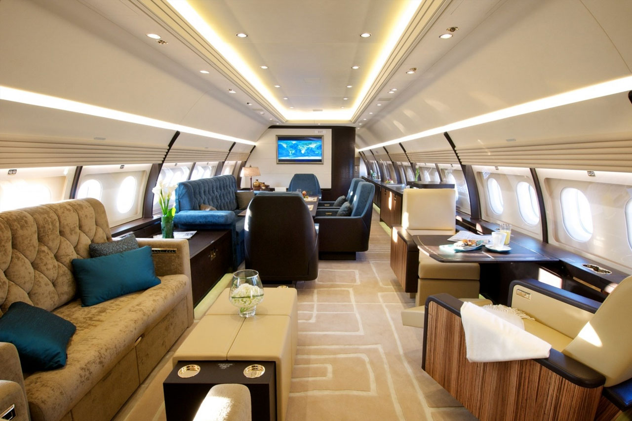 Private jet interior - representing the 10 Most Popular Private Jet Charters and premium global air travel experience.