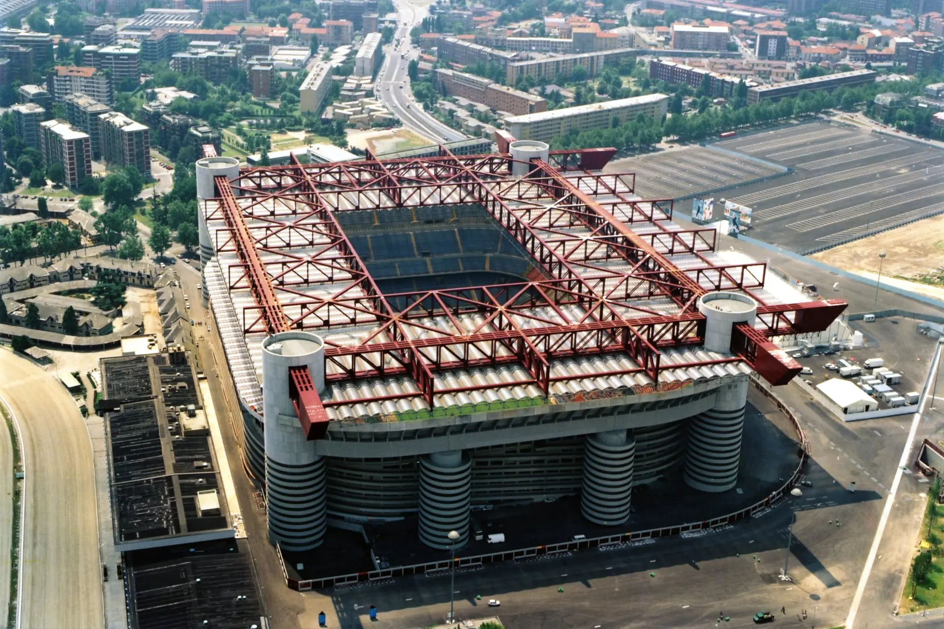 AC Milan stadium from the 10 Most Famous Football Clubs in the World, highlighting Italian football history and European glory.