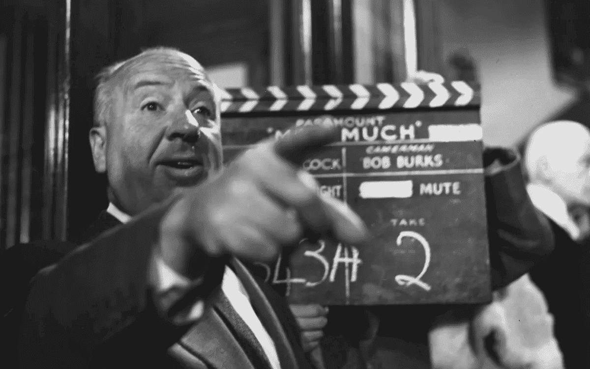 Alfred Hitchcock, legendary in the 10 Most Famous Film Directors in the World, master of suspense with Psycho and Vertigo.