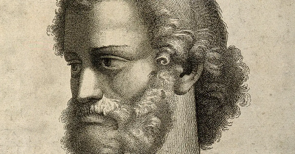 Classical picture of Aristotle, key philosopher and scientist included in the 10 Most Famous Scientists in the World.