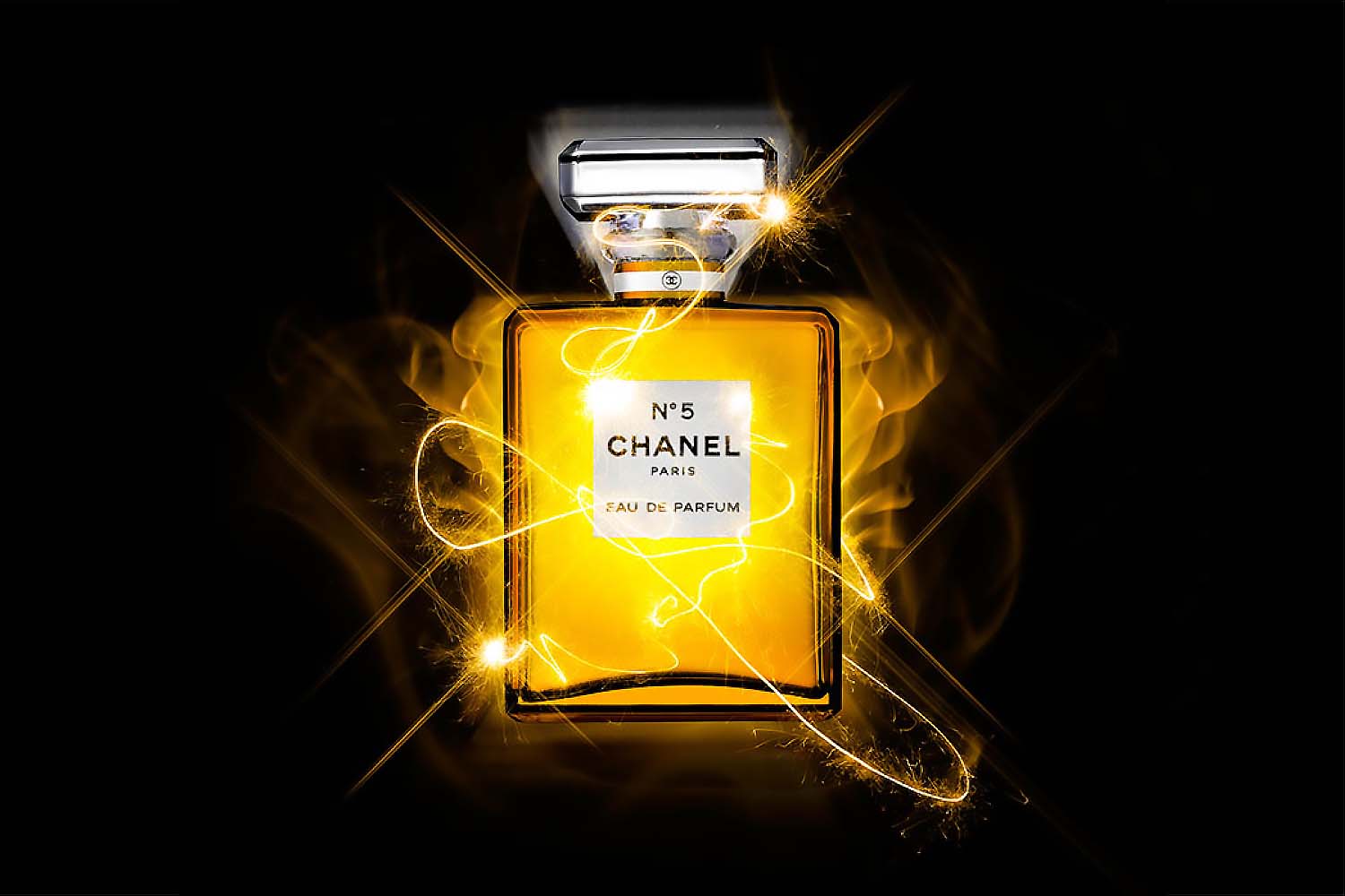 Chanel No. 5 bottle, the most iconic among the 10 Most Famous Luxury Perfumes in the World.