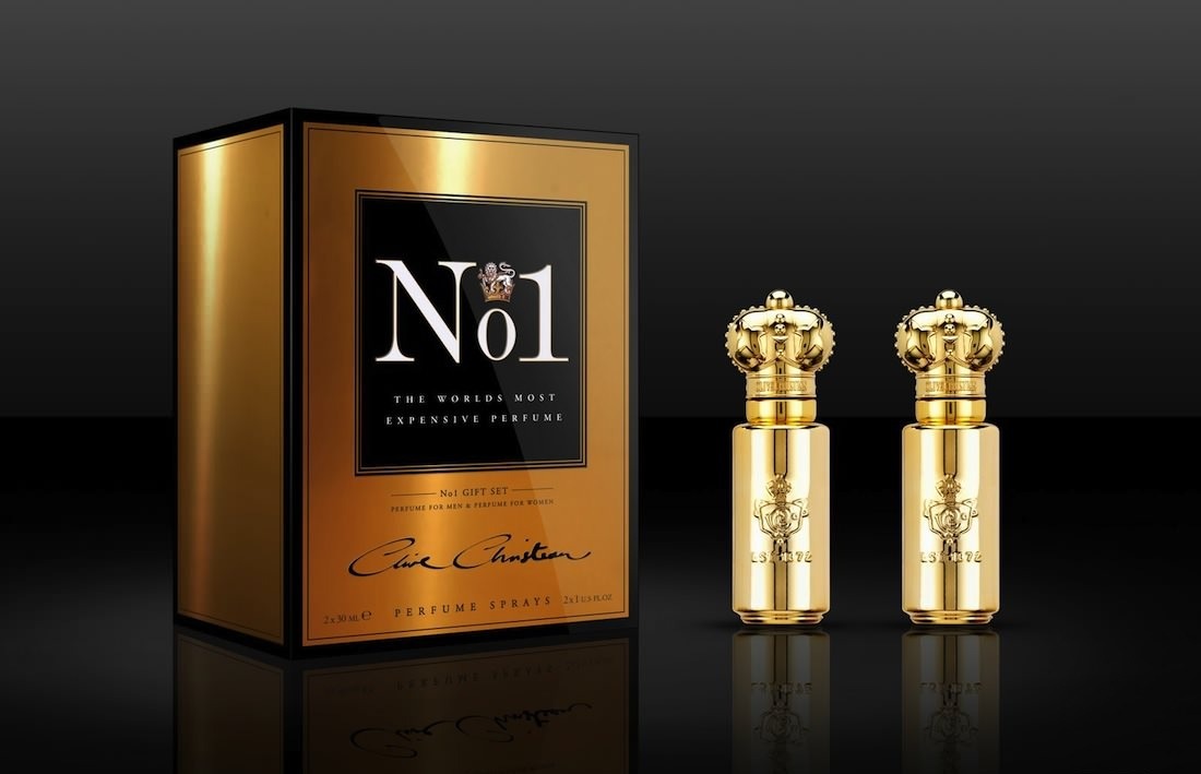 Clive Christian No. 1 bottle, one of the most expensive in the 10 Most Famous Luxury Perfumes in the World list.