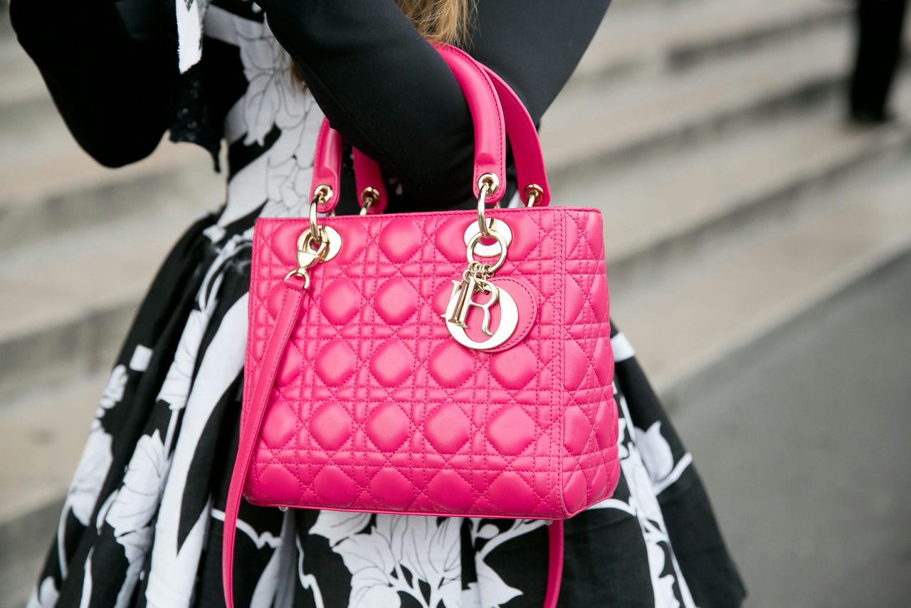 Dior Lady Dior bag elegantly styled from the 10 Most Famous Handbag Brands in the World.