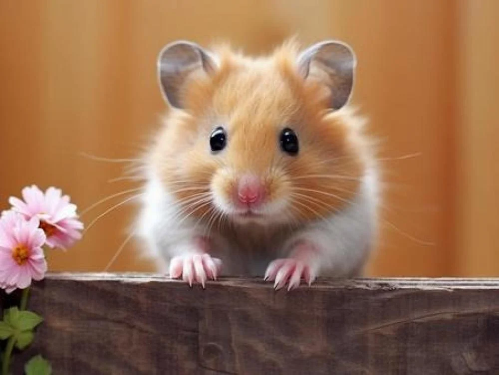 Cute hamster, featured among the 10 Most Popular Pets in the World.