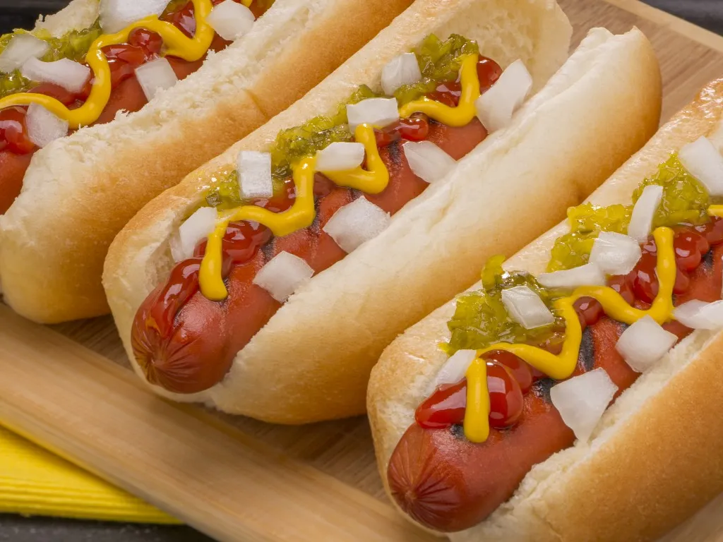 Classic American hot dog with ketchup and mustard — included in the 10 Most Famous Street Foods in the World list.
