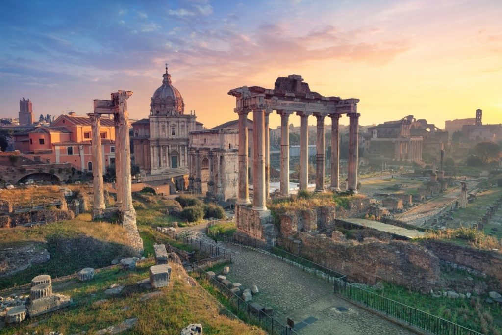 Rome highlighting Italy as one of the 10 Most Popular Countries in the World known for art and cuisine.
