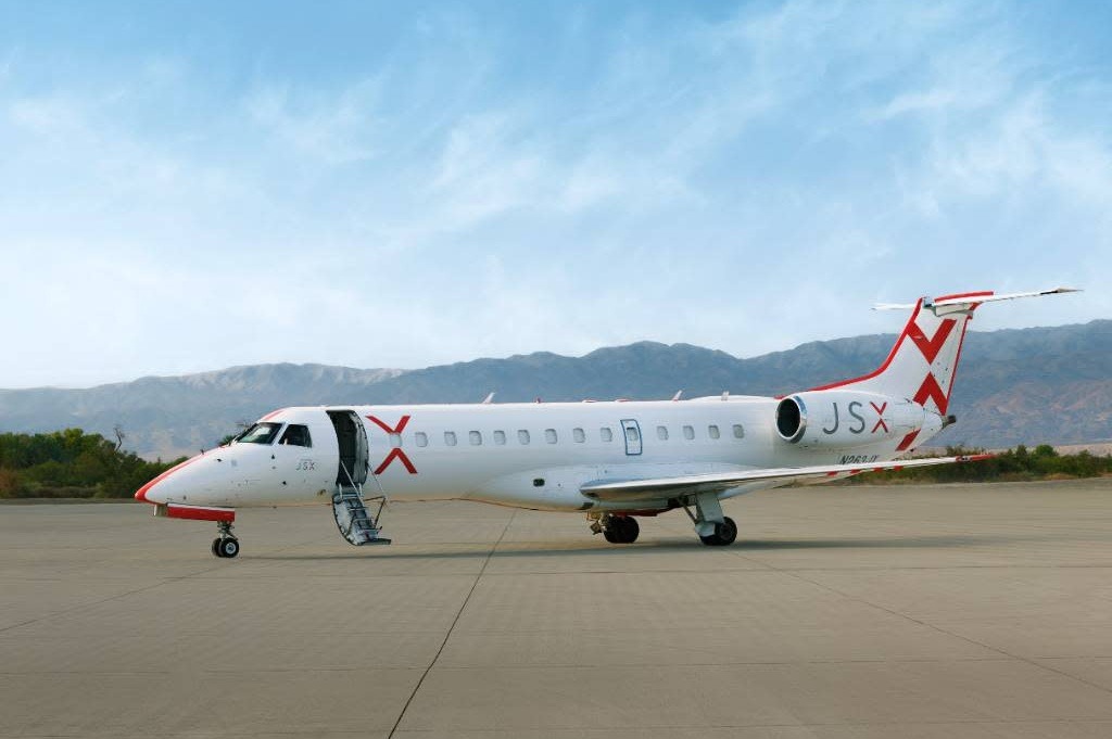 JetSuite light jet flying across the U.S., known for affordability in the 10 Most Popular Private Jet Charters.