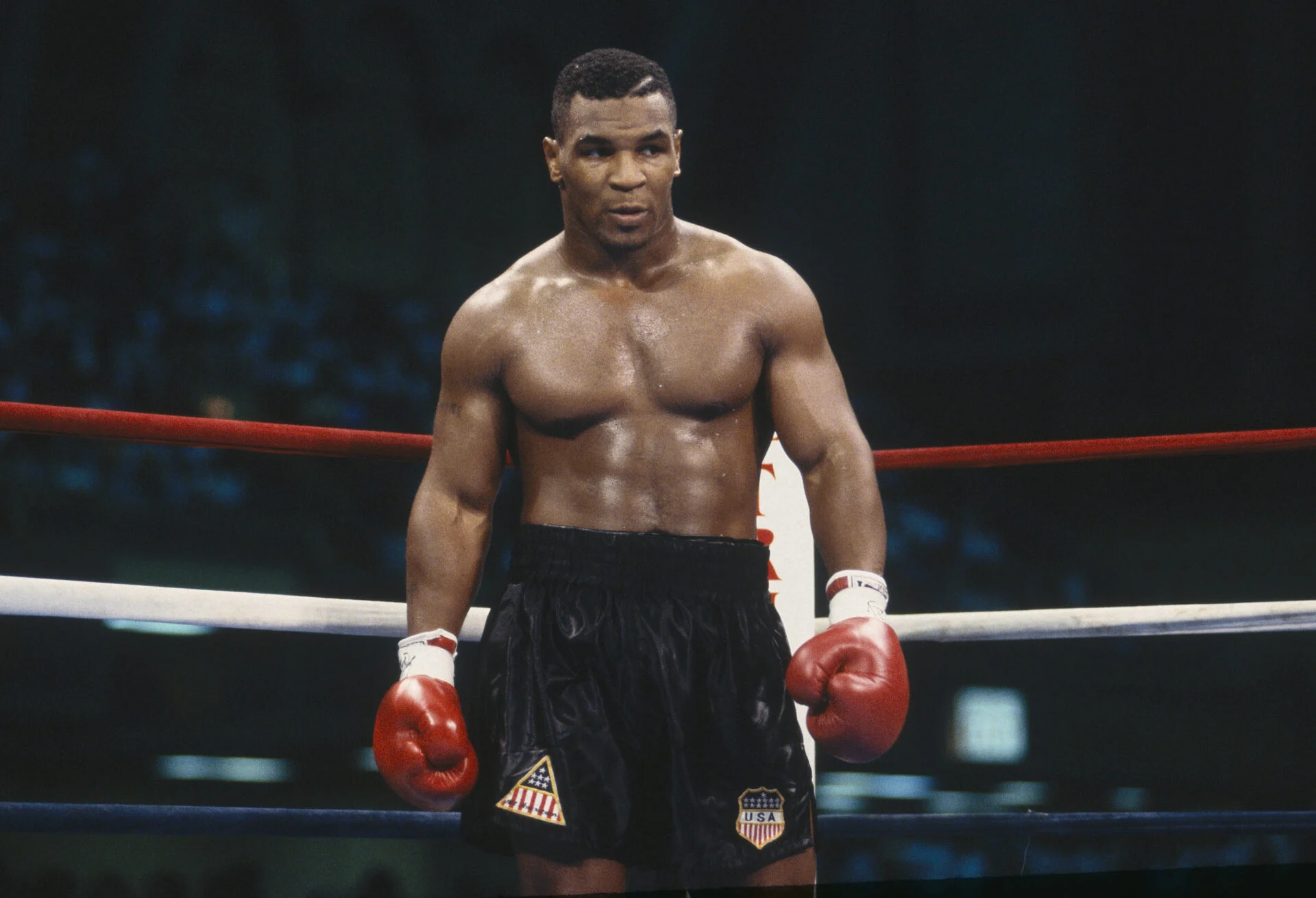 Mike Tyson, one of the 10 Most Famous Boxers in the World, known for power and youngest heavyweight title win.