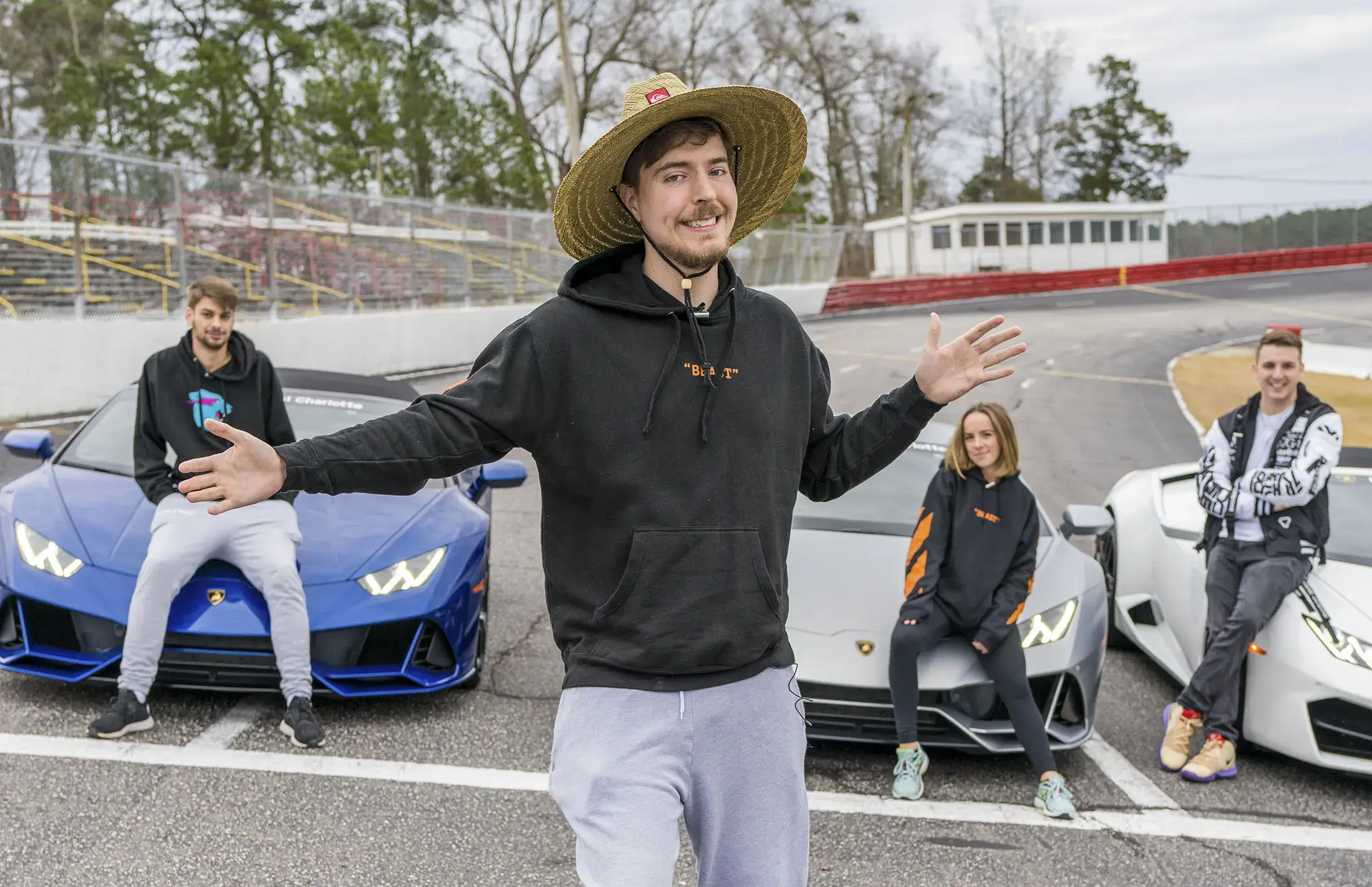 MrBeast from the 10 Most Famous YouTubers in the World, known for challenges and charity content from the United States.