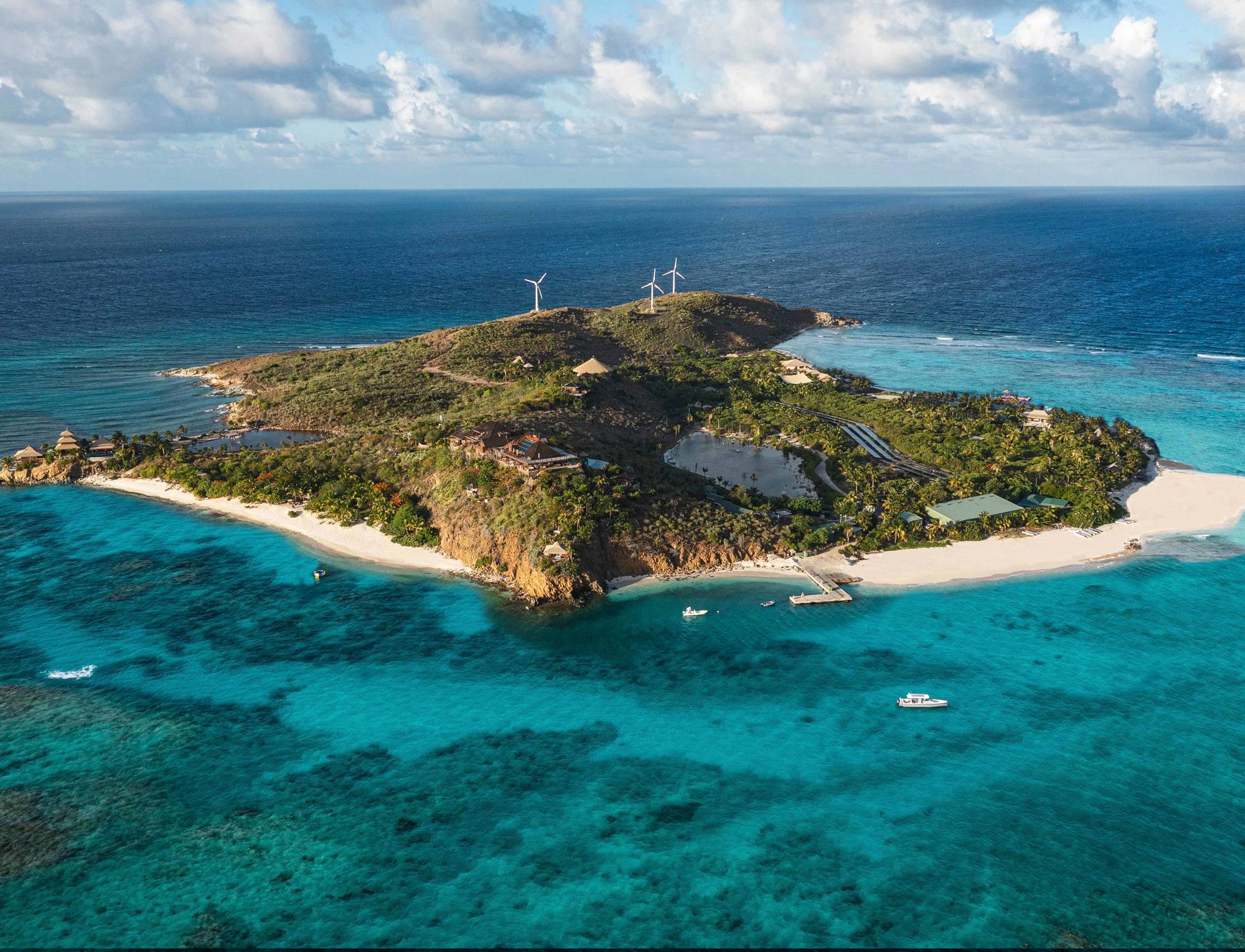Necker Island luxury retreat – one of the 10 Most Famous Private Islands in the World known for eco-luxury and vibrant marine life.
