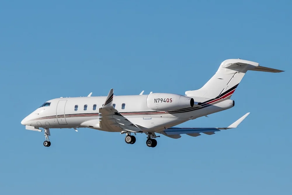 NetJets aircraft in flight showcasing the largest fleet among the 10 Most Popular Private Jet Charters in the world.