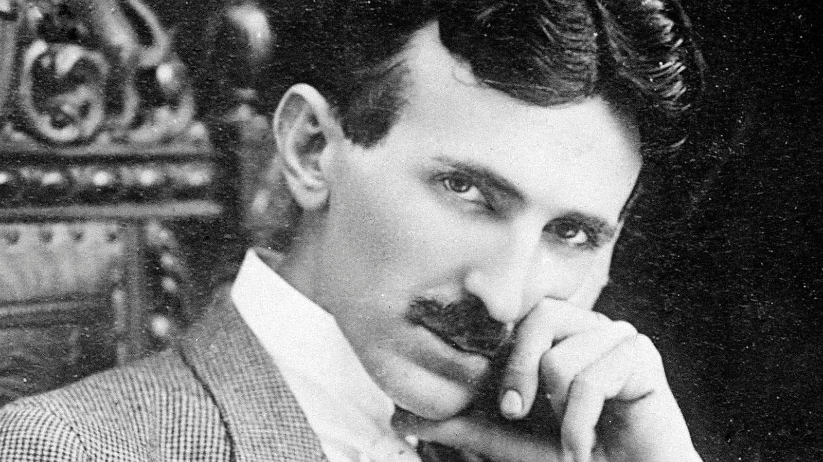 Nikola Tesla portrait – electrical engineering genius ranked in the 10 Most Famous Scientists in the World.
