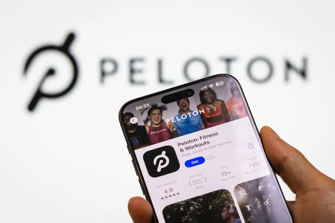 Peloton on-demand class screen – Featured in the 10 Most Popular Fitness Apps in the World for live and home studio workouts.