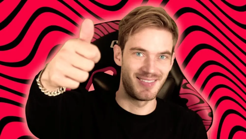 PewDiePie from the 10 Most Famous YouTubers in the World, famous for gaming and commentary, based in Sweden and the UK.