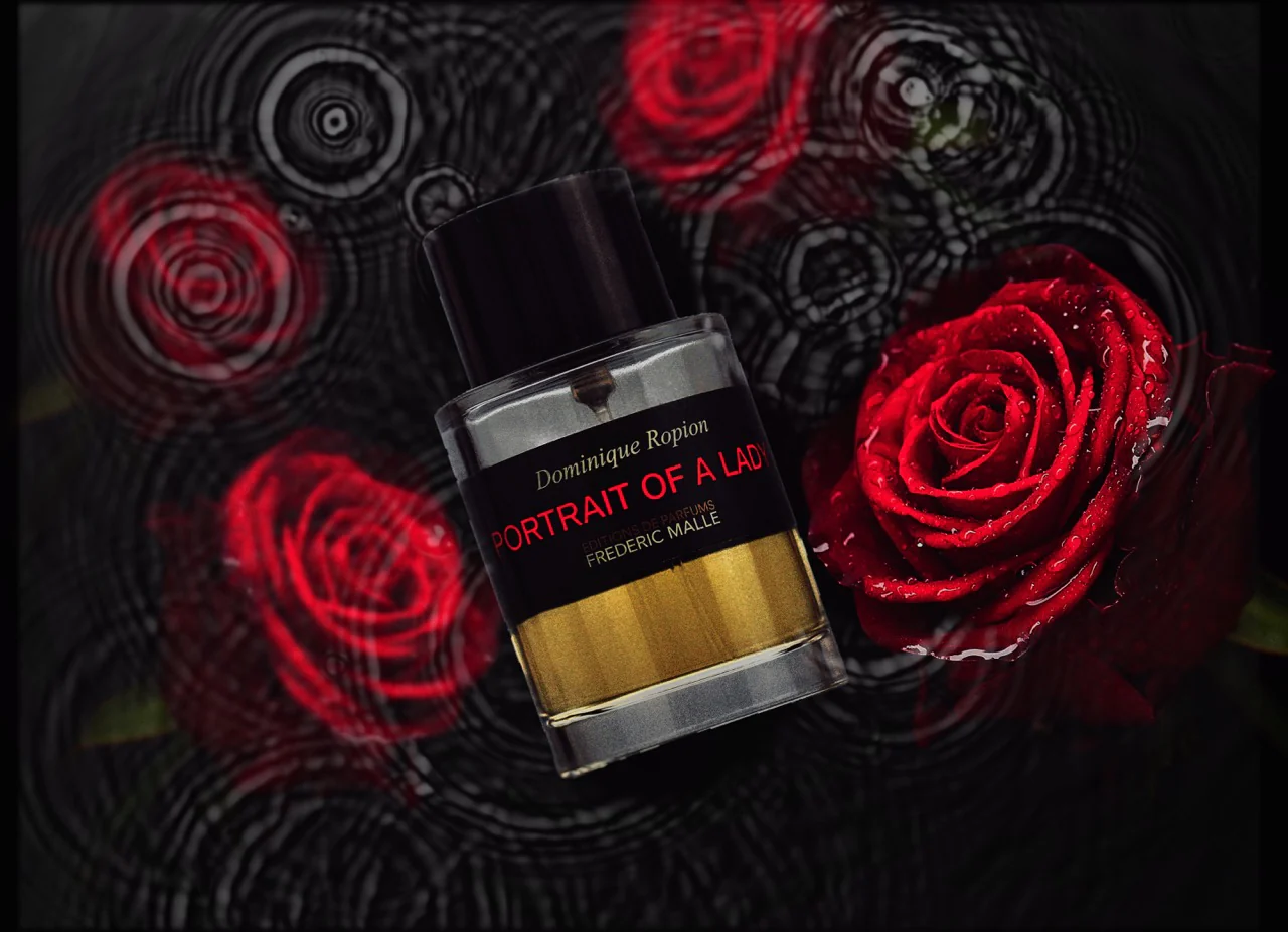Frederic Malle’s Portrait of a Lady with rich rose tones featured in the 10 Most Famous Luxury Perfumes in the World.