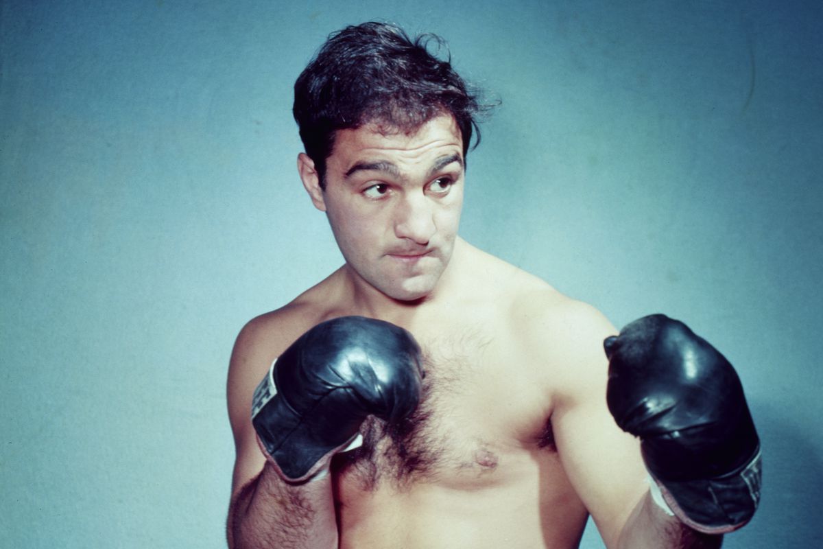 Rocky Marciano, undefeated legend featured in the 10 Most Famous Boxers in the World for his perfect record.