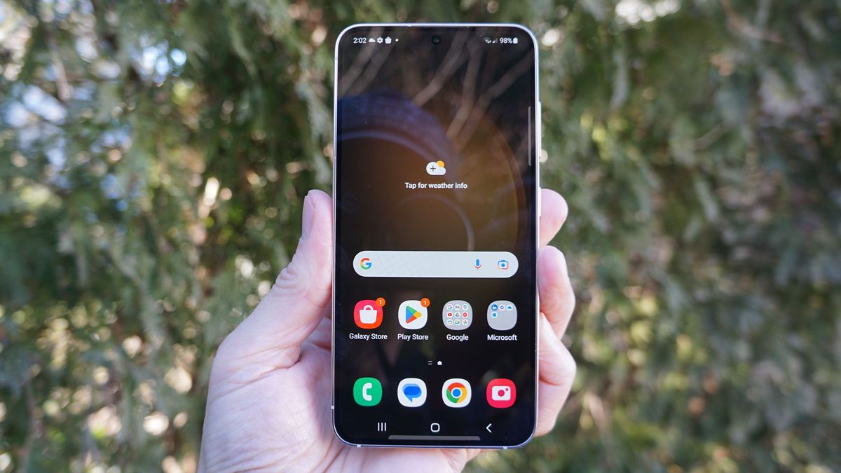 Samsung Galaxy smartphone representing Samsung in the 10 Most Popular Smartphone Brands in the world ranking.